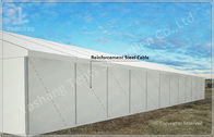 25x60 M Wind Resistant Temporary Industrial Storage Buildings With Suspension Cables