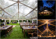 Noble and Bright Fabric Luxury Wedding Marquee for Events and Parties on Grassland