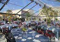 Transparent PVC Fabric Cover Luxury Wedding Tents for Parties With Aluminum Alloy Frame