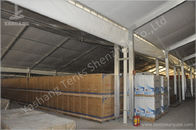 PVC Fabric Roof Outside Industrial Storage Tents Customized ISO CE Certification