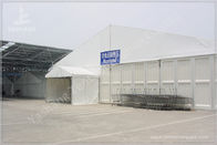 Retail Trade Big Clear Span Marquee Tent With A Frame Roof / Galvanized Steel Connector
