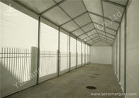 Outdoor Portable industrial canopy shelter UV Resistant Soft White Fabric
