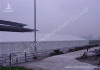 Anodized Aluminum Alloy Frame Clear Span Structures with UV Repellent Fabric Cover