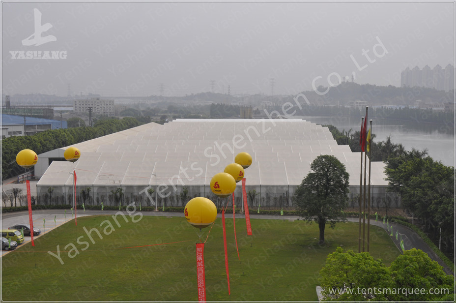 PVC Fabric Roof Outside Industrial Storage Tents Customized ISO CE Certification