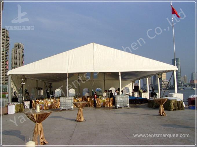 Large Buffet Waterproof Party Tents For Hire 10X30 Temporary Aluminium Frame Marquee