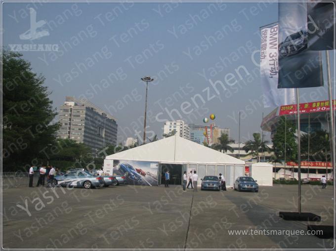 Commercial Portable Car Exhibition Outside Canopy Tent Hot Dipped Galvanized Steel Connector