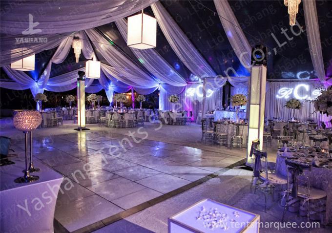 15X20 200 Seater Luxury Wedding Tents A Frame Shape 100 Km/H Wind Resistance
