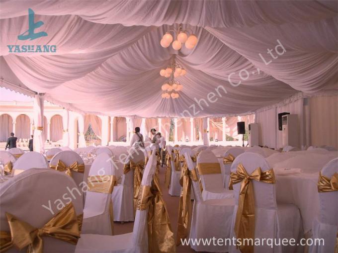 Структура шатра алюминиевой рамки выравниваясь стиля высокого пика водостойкая для приемов по случаю бракосочетания