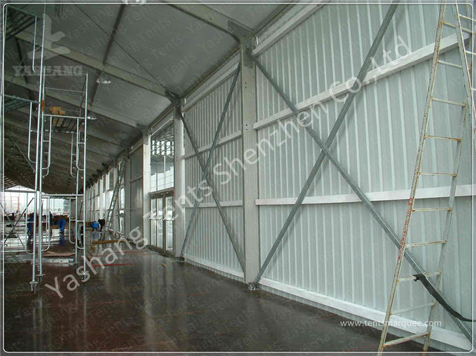 Сделайте стену на открытом воздухе штуцеров шатра события стеклянную/стену АБС/стену водостойким рифленого листа