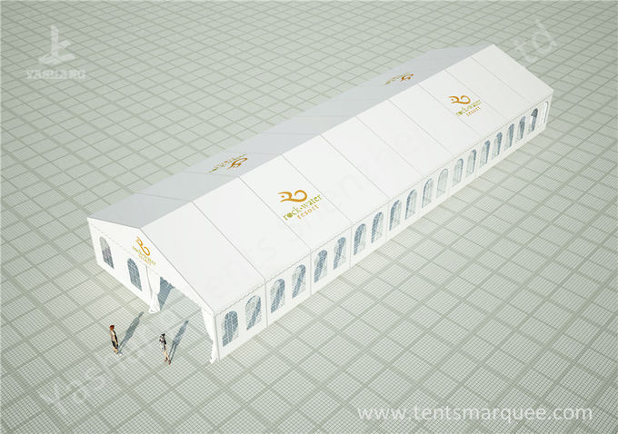 10м шатром шатра события 30м на открытом воздухе для роскошных свадеб подгонянных с логотипами