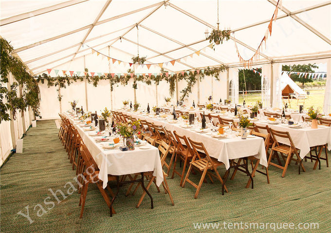 Wind Resistant Outdoor Luxury Wedding Tents Marquee Aluminum Profile